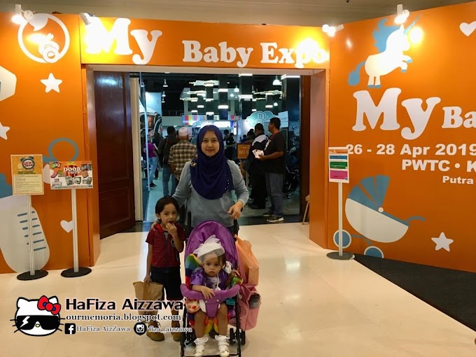 Membeli keperluan bayi di My Baby Expo 2019 di PWTC, Kuala Lumpur