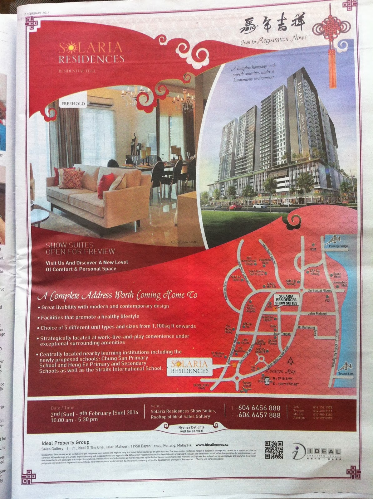 Penang Real Estate Solaria Residences