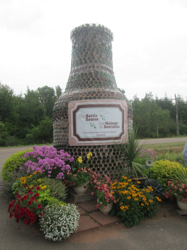 Sailing Down The Road Bottle houses on PEI