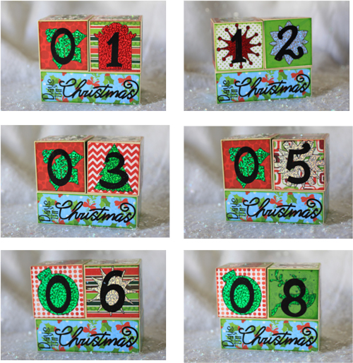 Oh My Crafts Blog: Christmas Countdown Blocks