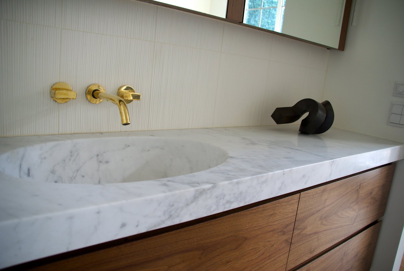 Realising Design In Stone Carrara Marble Bathroom Vanity... South