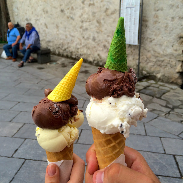 ice-cream in Ravello Amalfi Coast