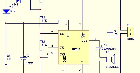 HomeMade DIY HowTo Make: Simple doorbell circuit using 555 timer