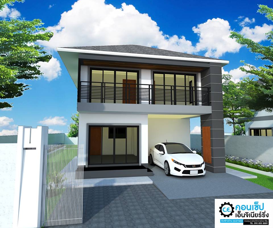 When choosing a new house design for your family, one of the first decision that needs to be made is the choice between a single or two-story house design. With this, you can consider your the personal needs of every member of your family and of course their lifestyle. If you have a spacious home lot, it is easy to decide to have a single-story home. But what if your space is limited? What will you do?  You cannot expand your house sidewards if you don't have enough space for it. This means that the most effective way to maximize your space is to build up or to have a two-story house design. In this type of house, you can create a distinct area and separation between zones. You can have your living room, kitchen and master bedroom downstairs while extra rooms and guest rooms upstairs! Indeed this is a comfortable way of living compared to crumbling into tiny rooms a single-story home can offer. Here are 10 two-story home designs where you can draw inspiration for your home!