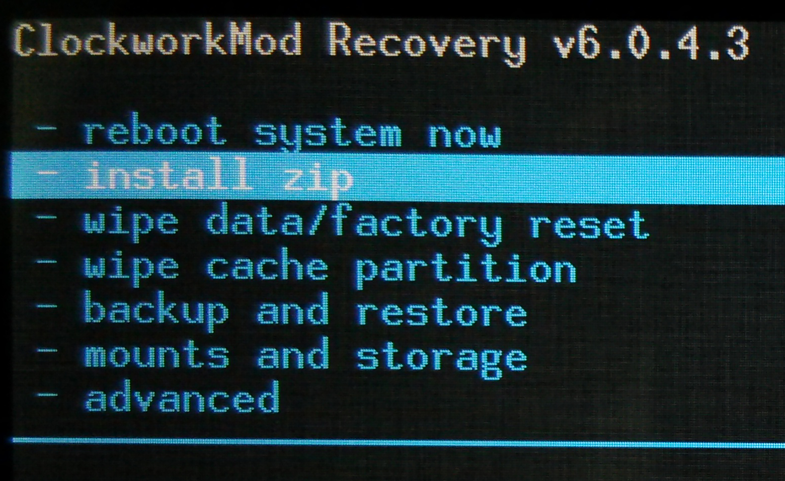 【CWM】Clockworkmod(クロックワークモッド：CWM)の起動と操作・使用 | AndMem