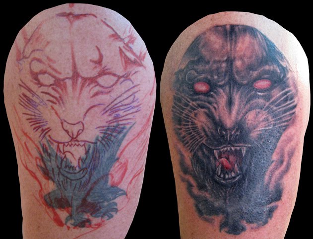 Panther Head Tattoo