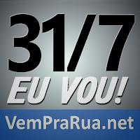 Avatar vem pra rua, fora PT, 31-7 cinza