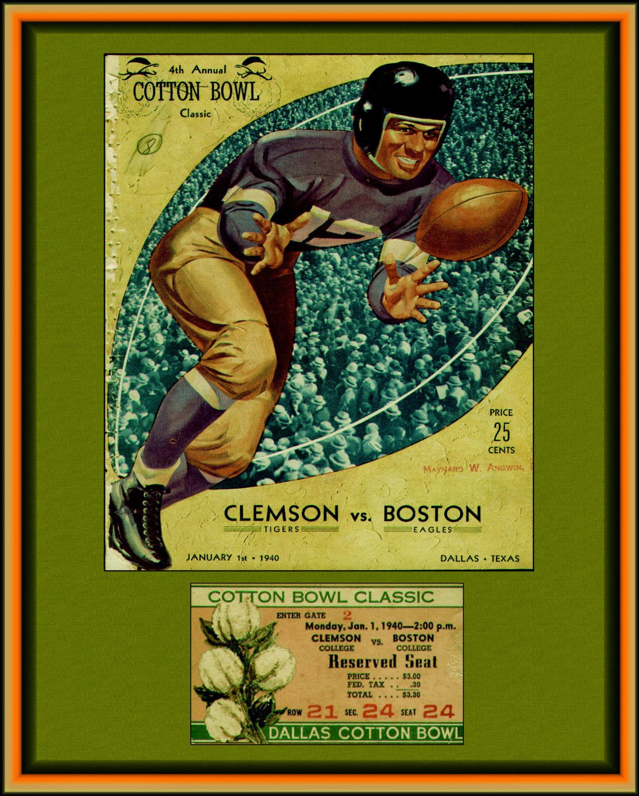 Gridiron Garb Boston College Eagles (1939)