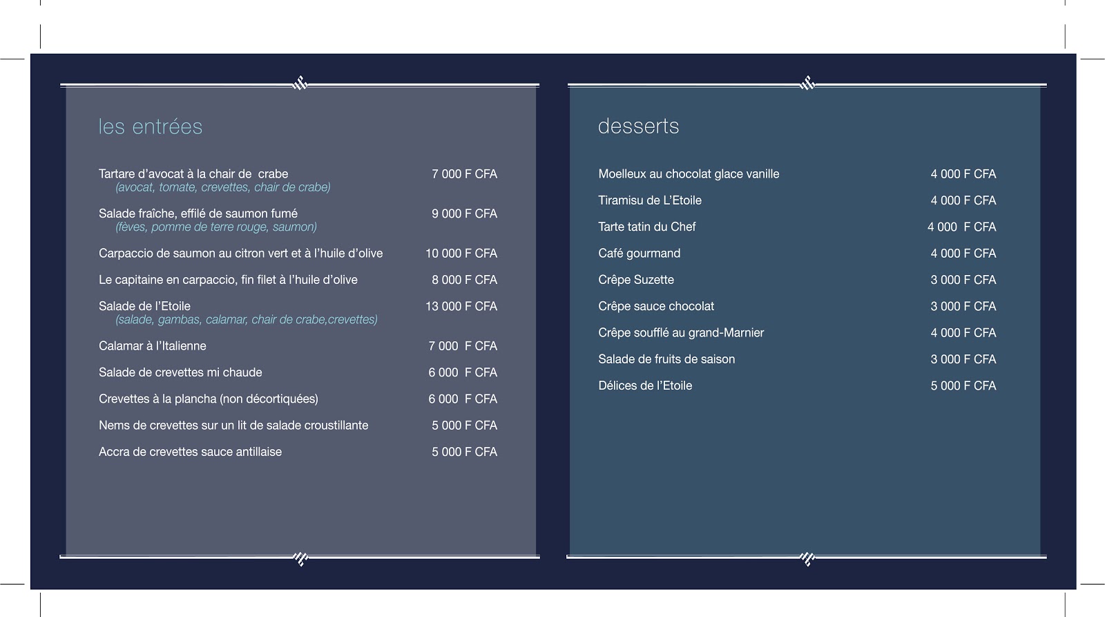 Restaurant L'Etoile Bienvenue au Restaurant L'Etoile