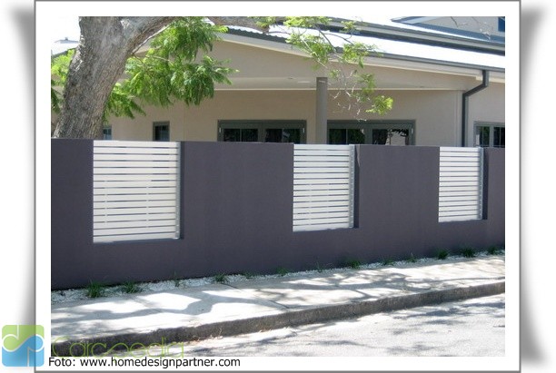  Contoh gambar pagar rumah  minimalis Indah dan Mewah 