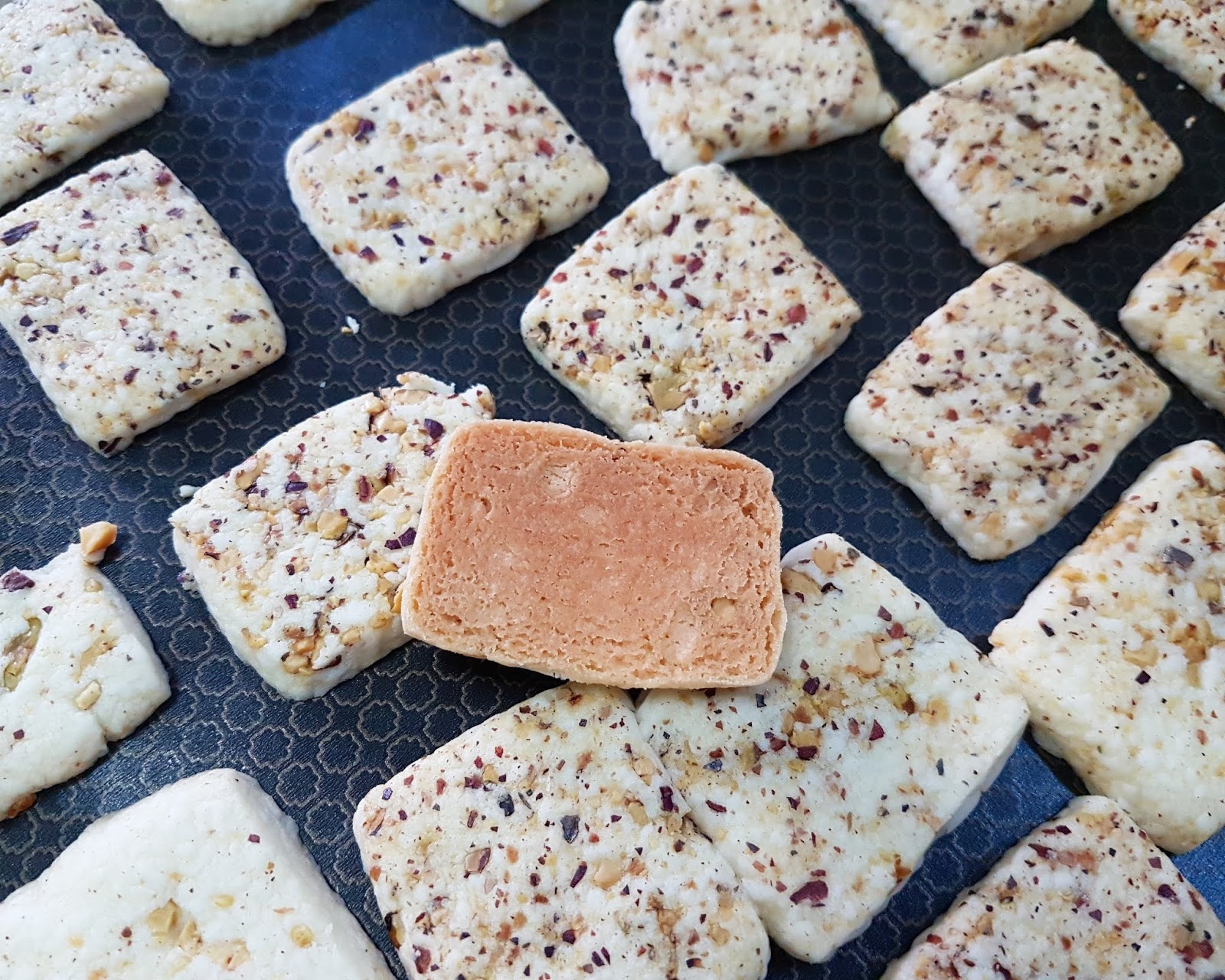 Maryam's Culinary Wonders 1216. Pistachio Shortbread Biscuits