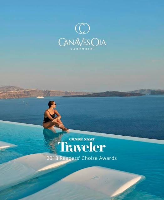 Canaves Oia Santorini named as the Best Hotel in the World"