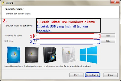 Cara Instal Windows 7 di NoteBook