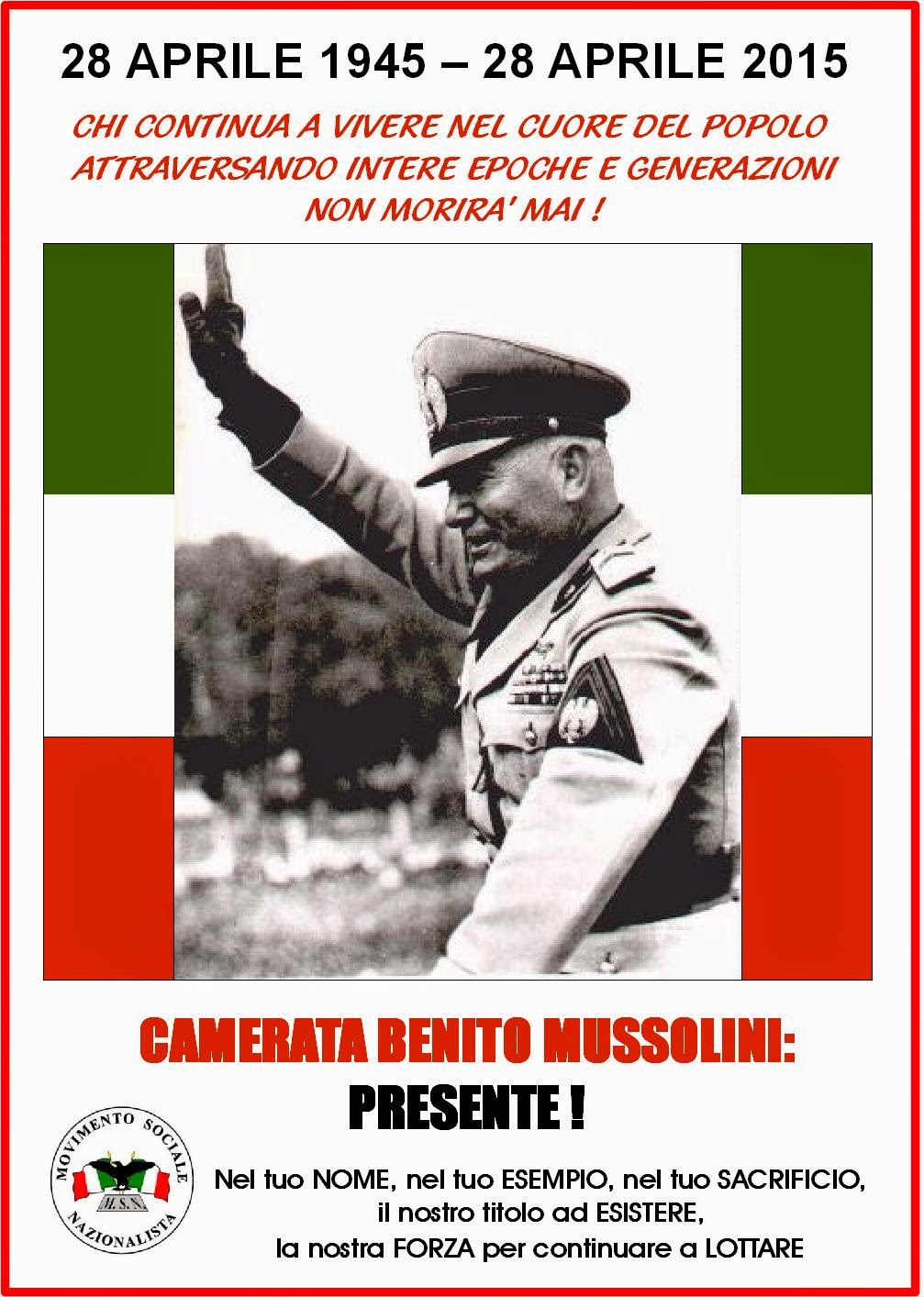 In ricordo di Mussolini