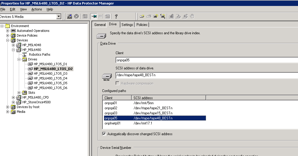 Blog de tecnología HPE Data Protector Restore con multipath SAN