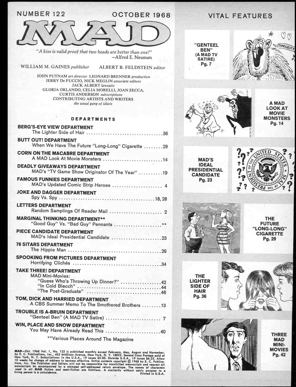 Read online MAD comic -  Issue #122 - 3