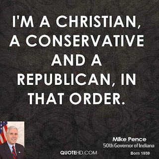 Mike Pence wants you to know that he is a Christian