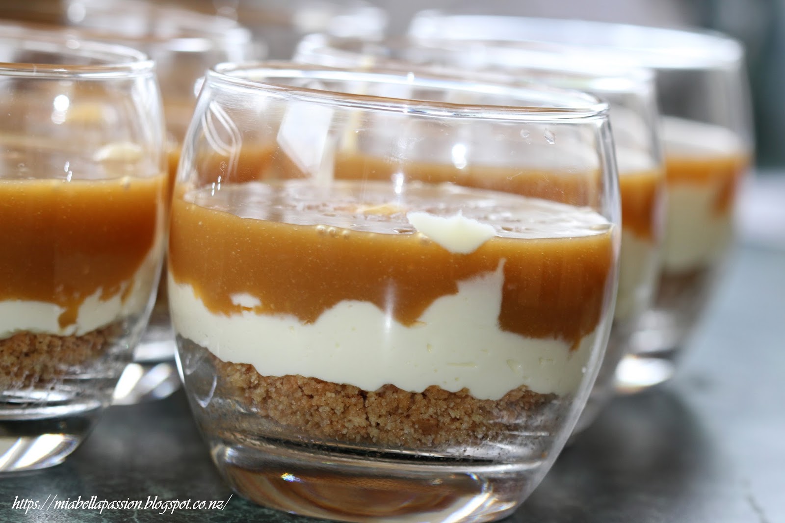 Salted Caramel Cheesecake Pots...