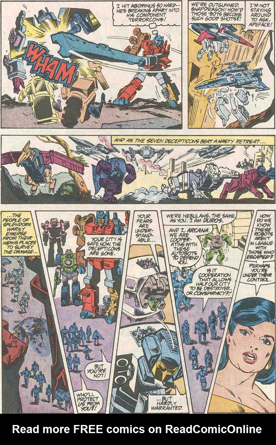 Read online The Transformers Headmasters comic Issue 3