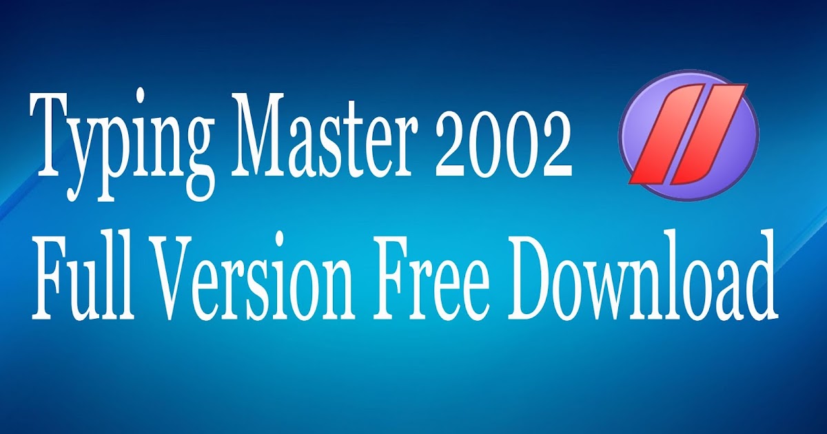 Typing Master 2002 free download