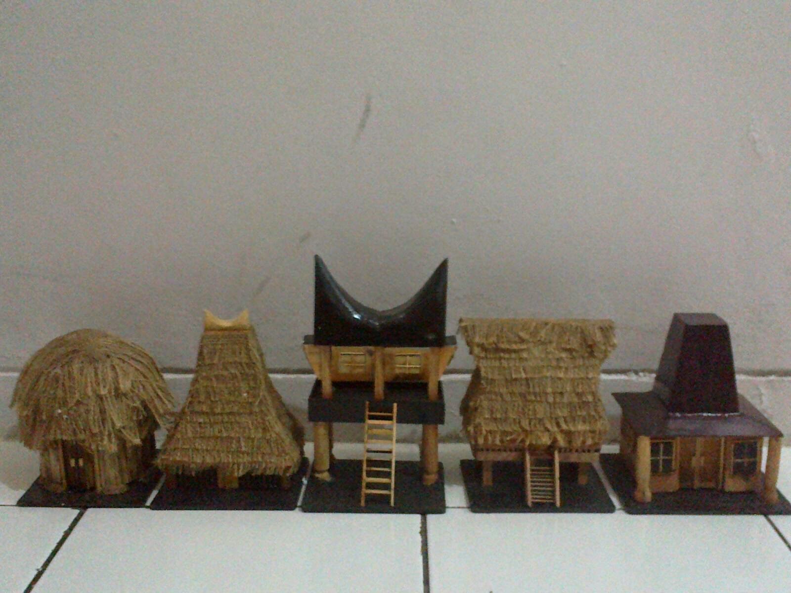  Cara  Membuat  Miniatur Rumah  Adat Honai  Rumah  Adat Indonesia
