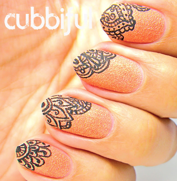 cubbiful summer henna nails