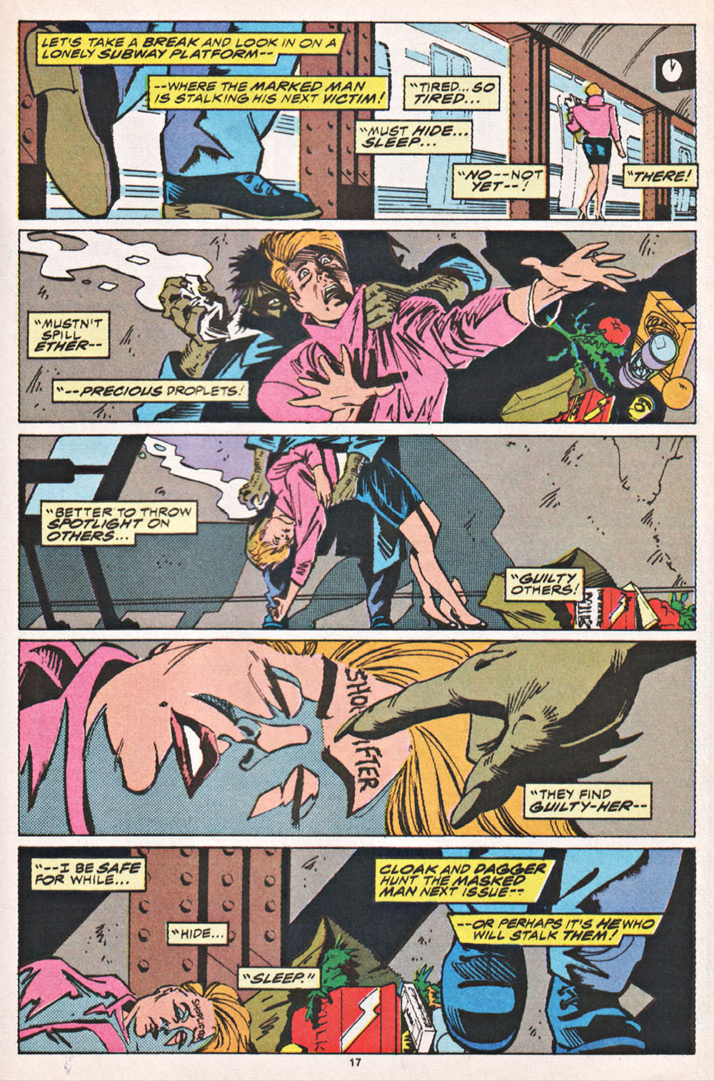 Read online Cloak and Dagger (1990) comic -  Issue #10 - 14