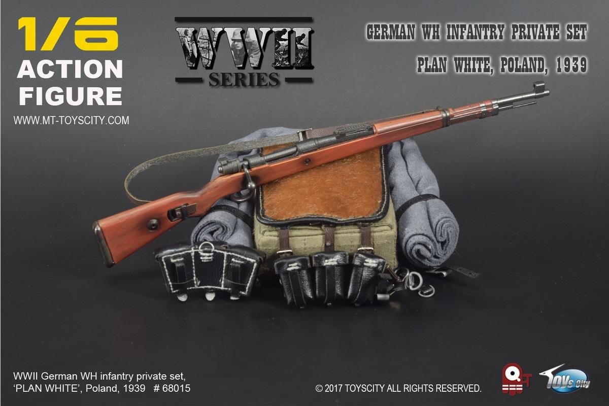 toyhaven Toyscity 1/6th scale WWII German WH Infantry Private Set