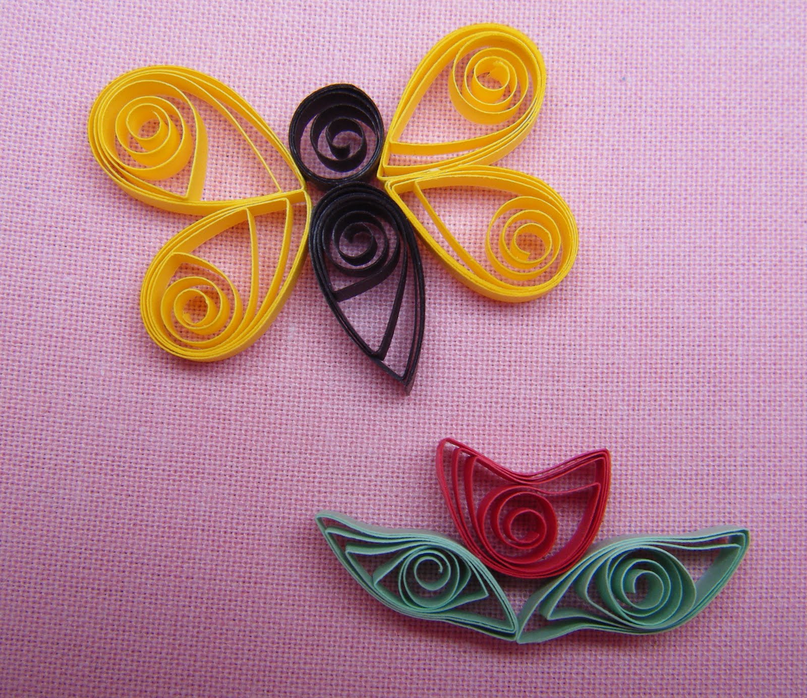 Quilliance My quilling demonstration here's what we did!