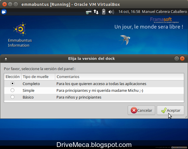 DriveMeca instalando Emmabuntus 3 paso a paso