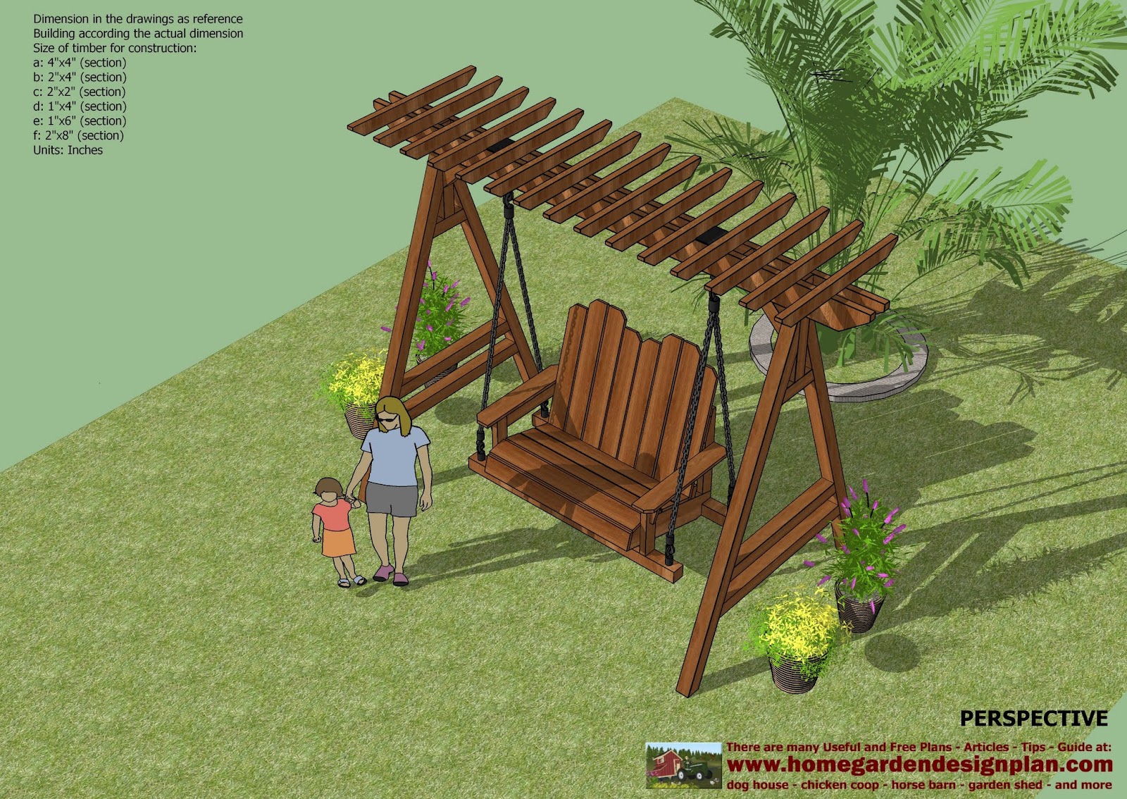 Swing Garden Design Plan