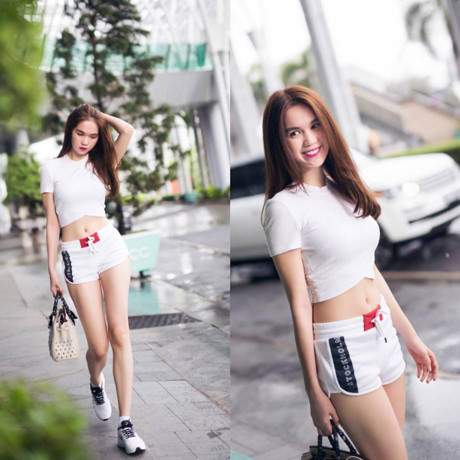 Mỹ nhân Việt khoe chân thon - Ảnh 10 My nhan Viet khoe chan thon - Anh 10