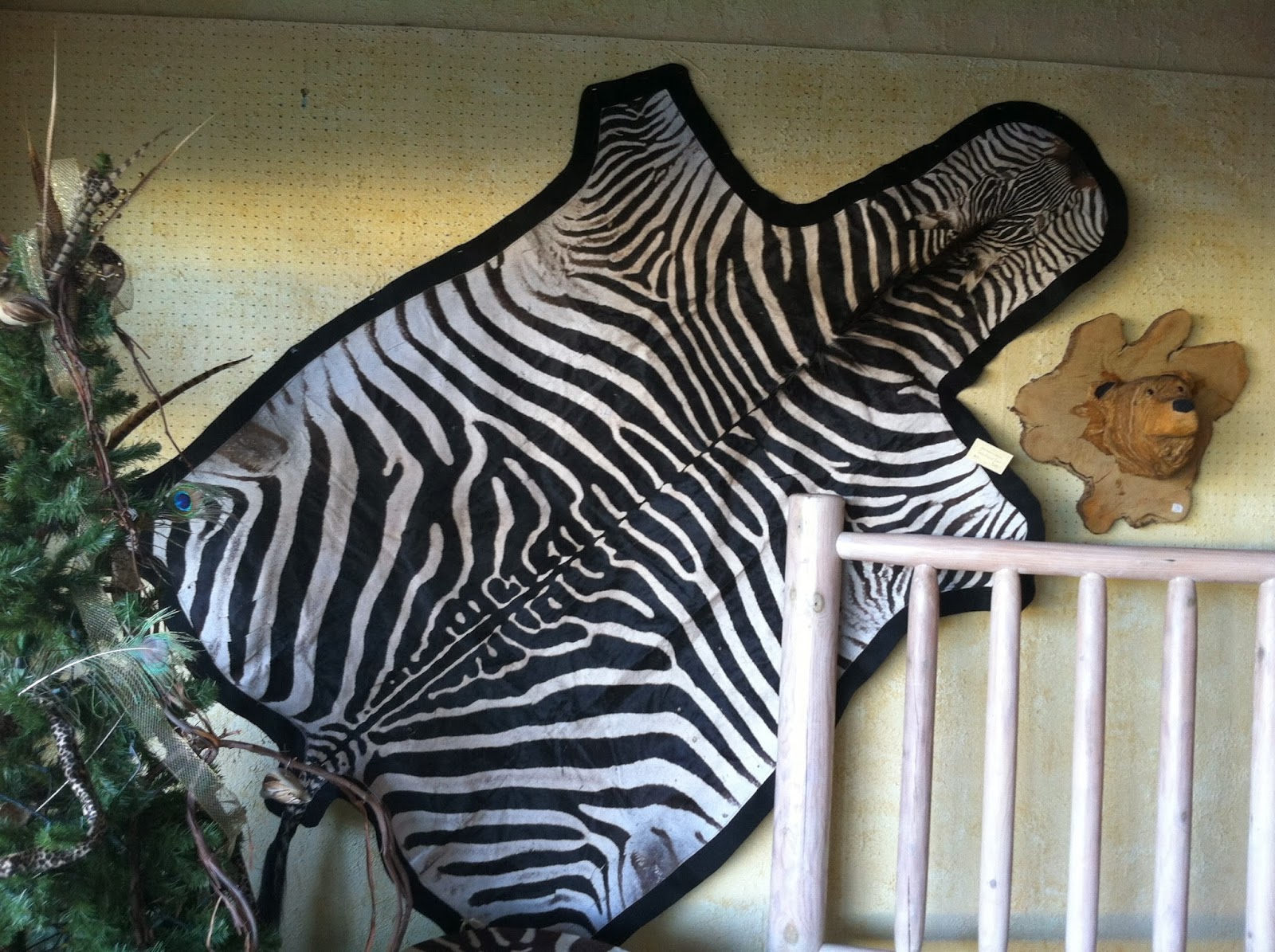The Hunting Company Worldwide Hunting and Film Zebra Rug For Sale!