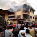 Fire destroys building in Onitsha as residents scamper for safety 