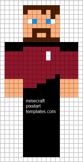 Minecraft Pixel Art Templates November 2012