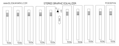 PCB Layout Cara membuat equalizer 10 Chanel Simple PCB Layout Cara membuat equalizer 10 Chanel Simple