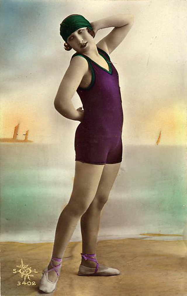 Flapper Fashion 49 Incredible Colorized Postcards of Cool Girls in