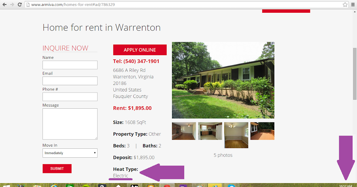 customer talk don't rent a house from ARMI in Fauquier Co. VA