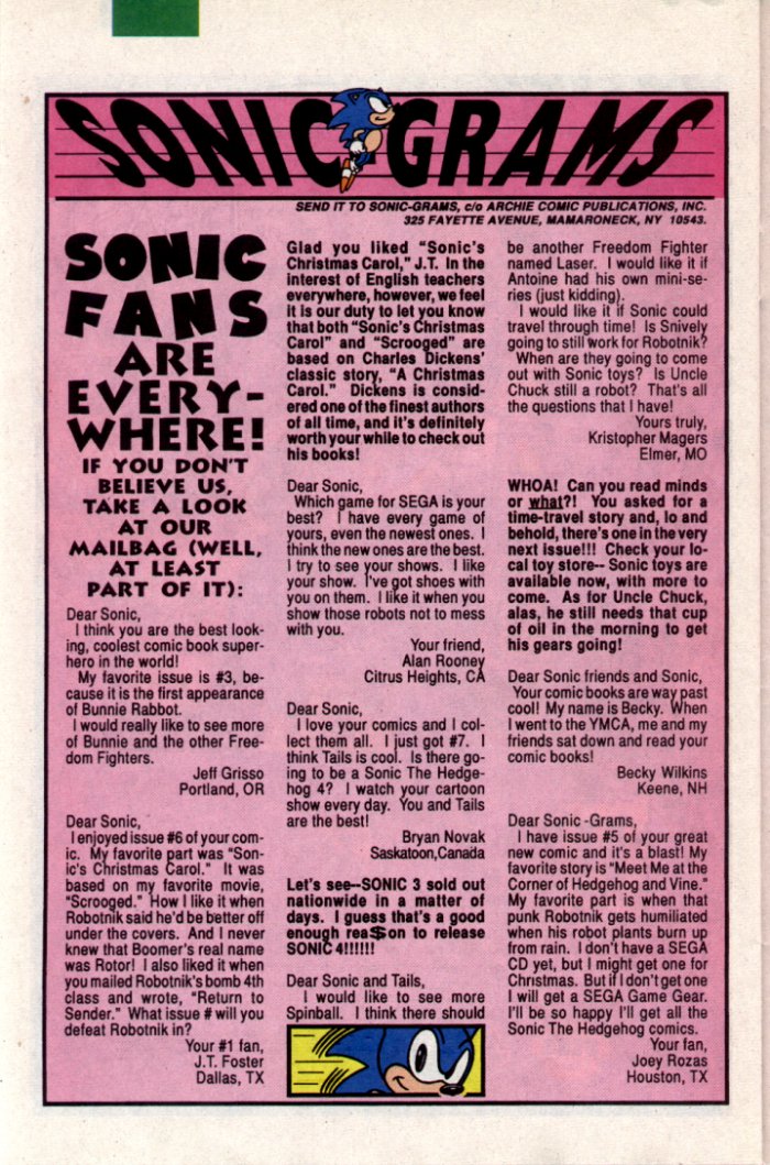 Read online Sonic The Hedgehog comic -  Issue #11 - 19