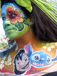 stitch lilo paint face painting vanessa marilena