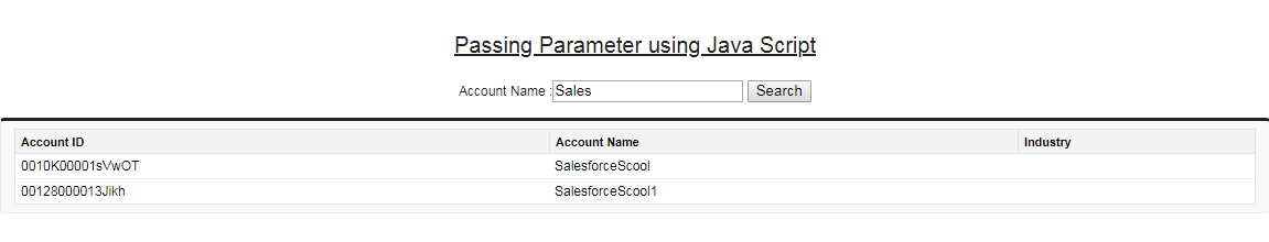 Passing Parameter in Apex Method Using Javascript