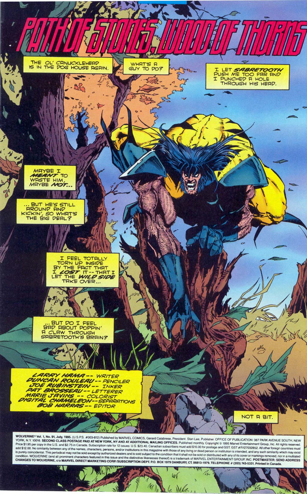 Read online Wolverine (1988) comic -  Issue #91 - 2