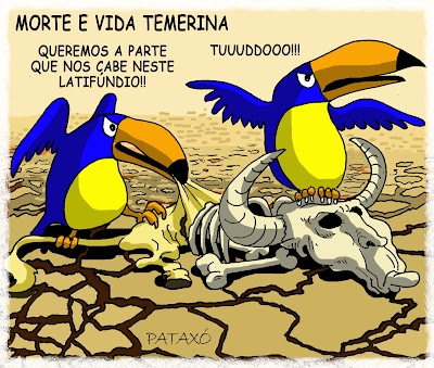 Resultado de imagem para temer tucanos charge