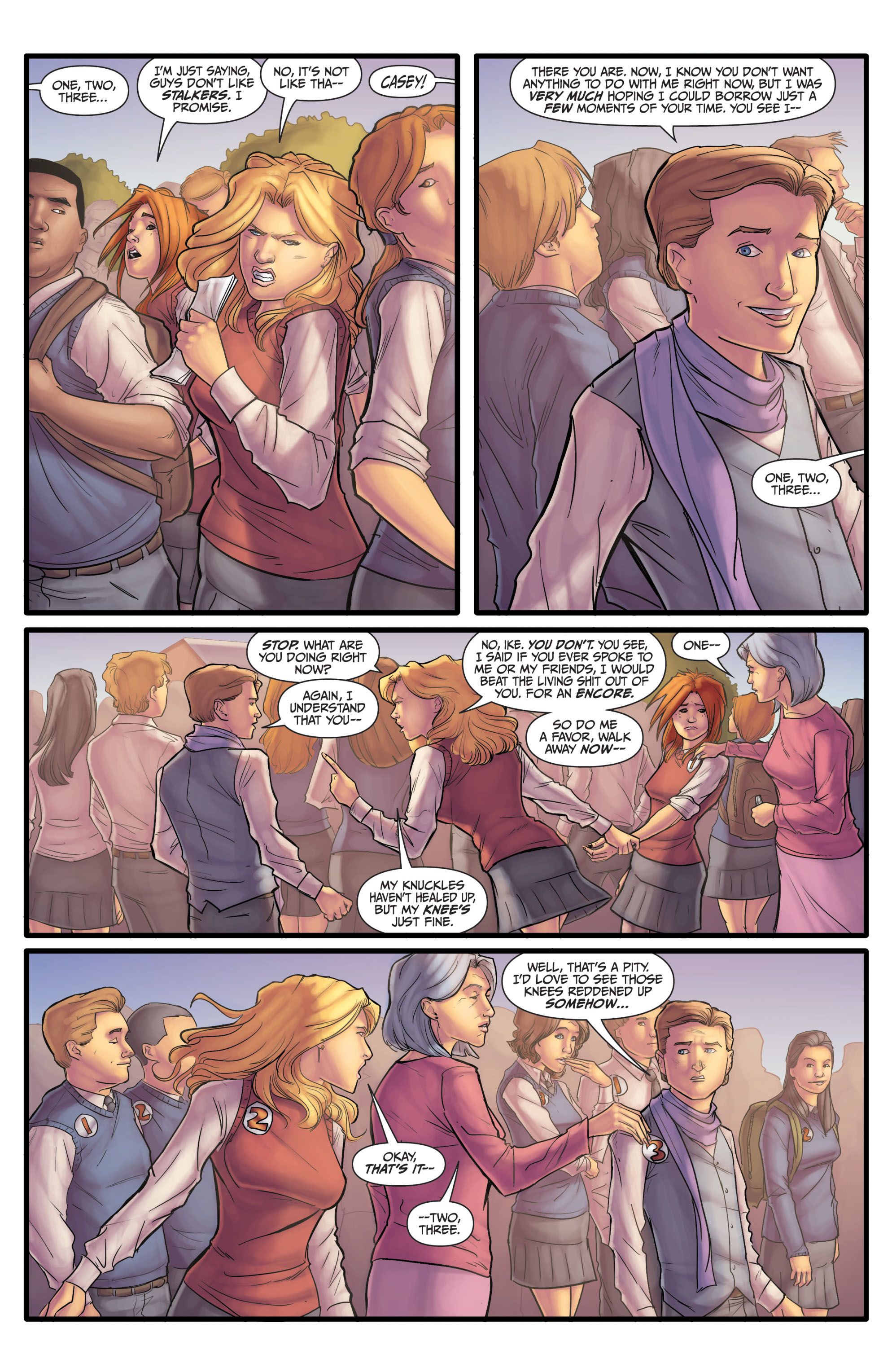 Read online Morning Glories comic -  Issue #13 - 17