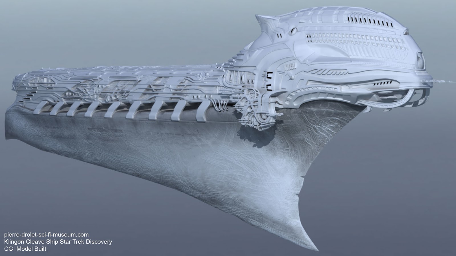 Designing ships. Star Trek Discovery Klingon ships. Star Trek Discovery Cleave. STARTREK Discovery 3d model.