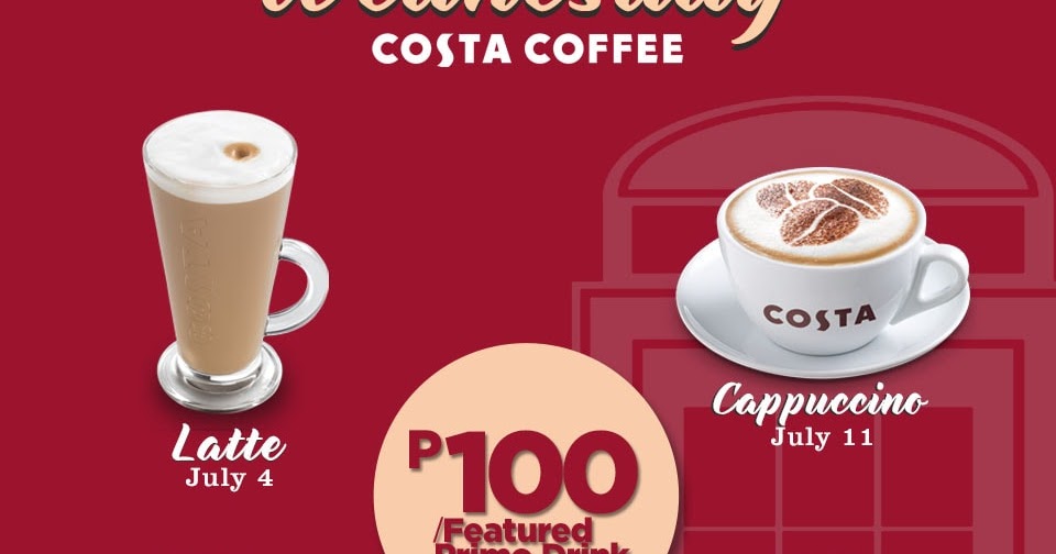 Costa coffee discount coupons