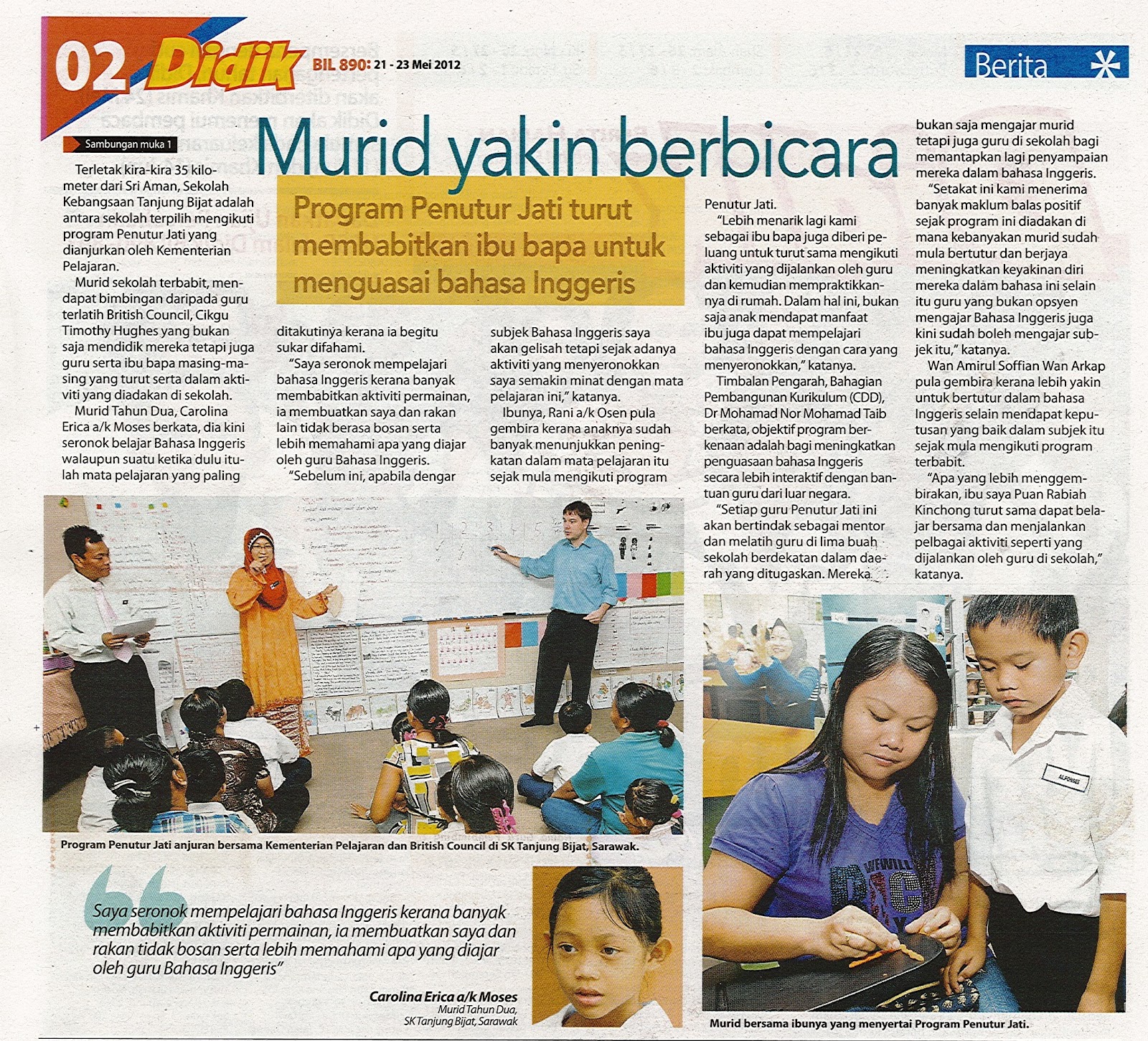 Berita Harian Didik Download  USPTN SELANGOR Rencana Berita Harian