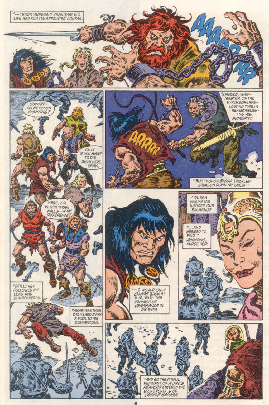 Read online Conan the Barbarian (1970) comic -  Issue #254 - 6
