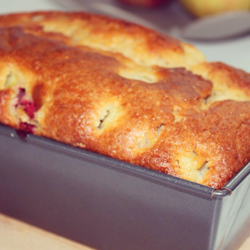 CZECH ON THE ROAD WHOLE WHEAT COFFEE CAKE WITH RHUBARB AND STRAWBERRIES