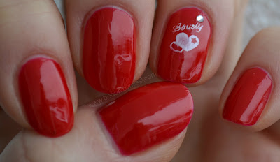 stamping, valentine´s day manicure, notd, nails of the day
